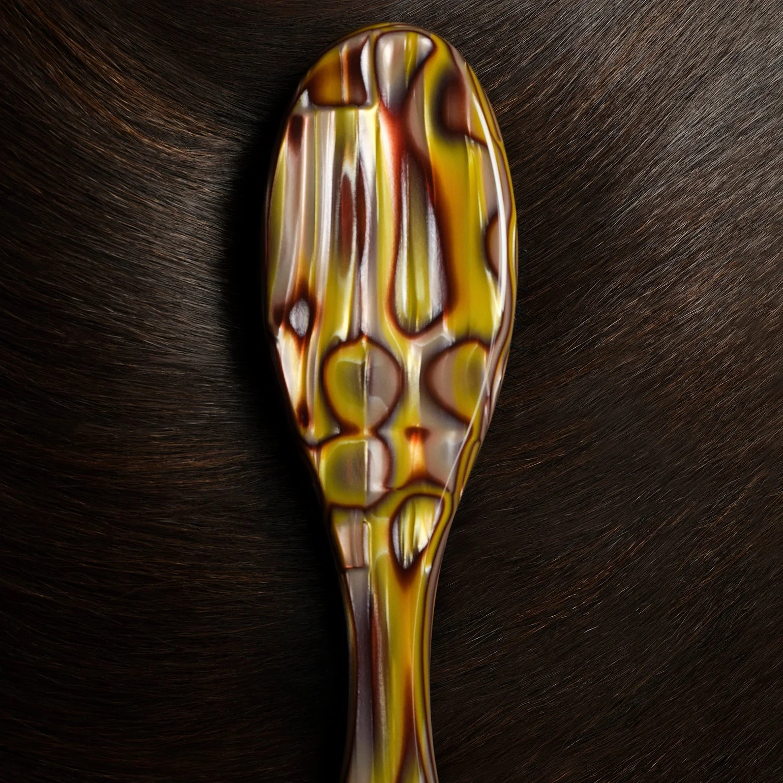 Italian Resin Flat Brush - Image 2